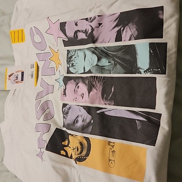 NWT NSYNC crop t-shirt White size M - Picture 2 of 5